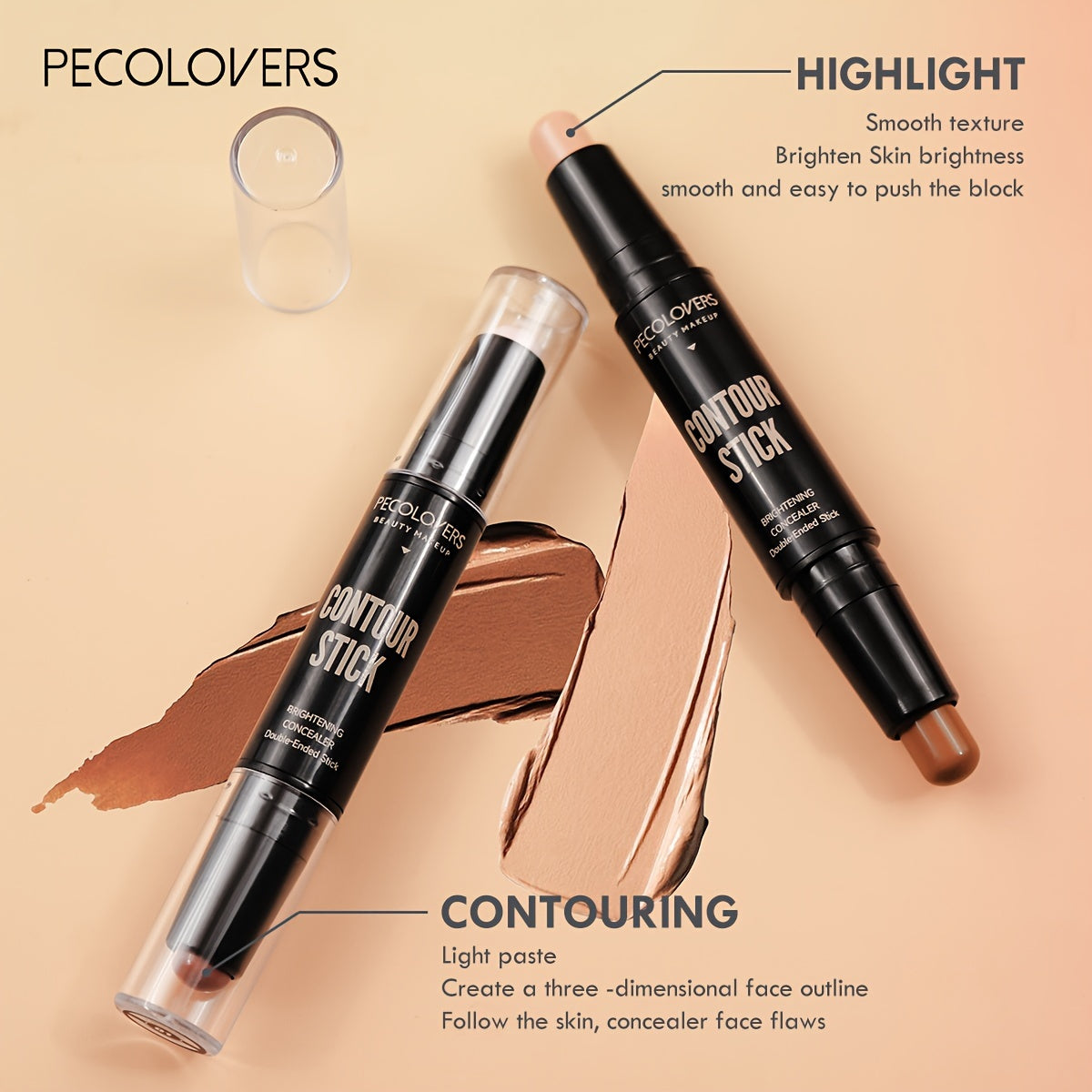 PECOLOVERS Contour Stick 2 en 1