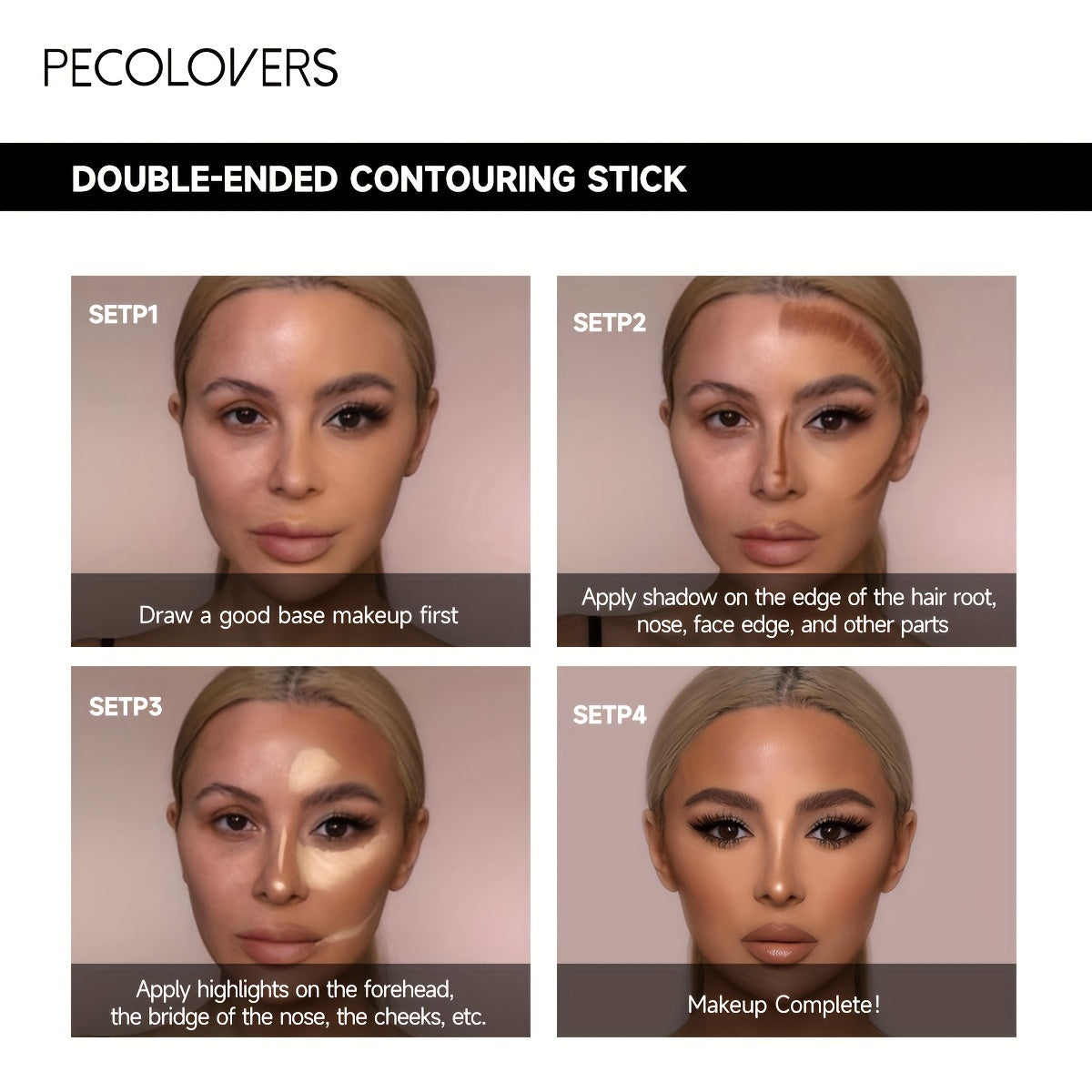 PECOLOVERS Contour Stick 2 en 1