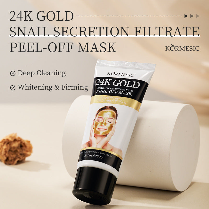 KORMESIC Mascarilla Facial 24K con Baba de Caracol
