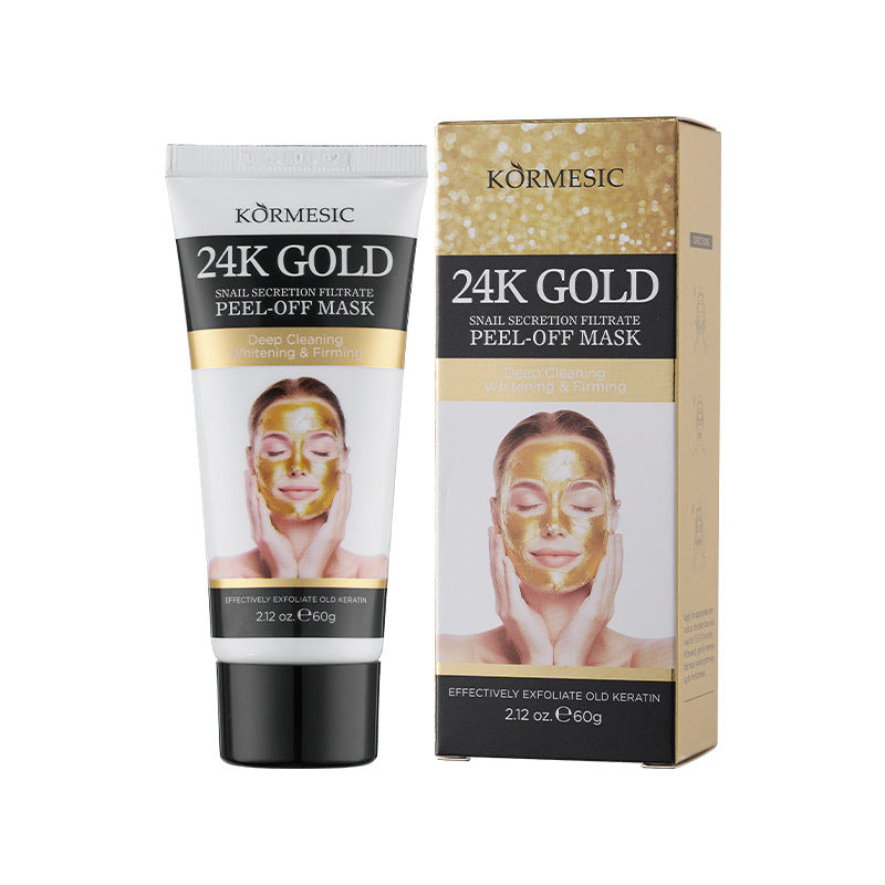 KORMESIC Mascarilla Facial 24K con Baba de Caracol