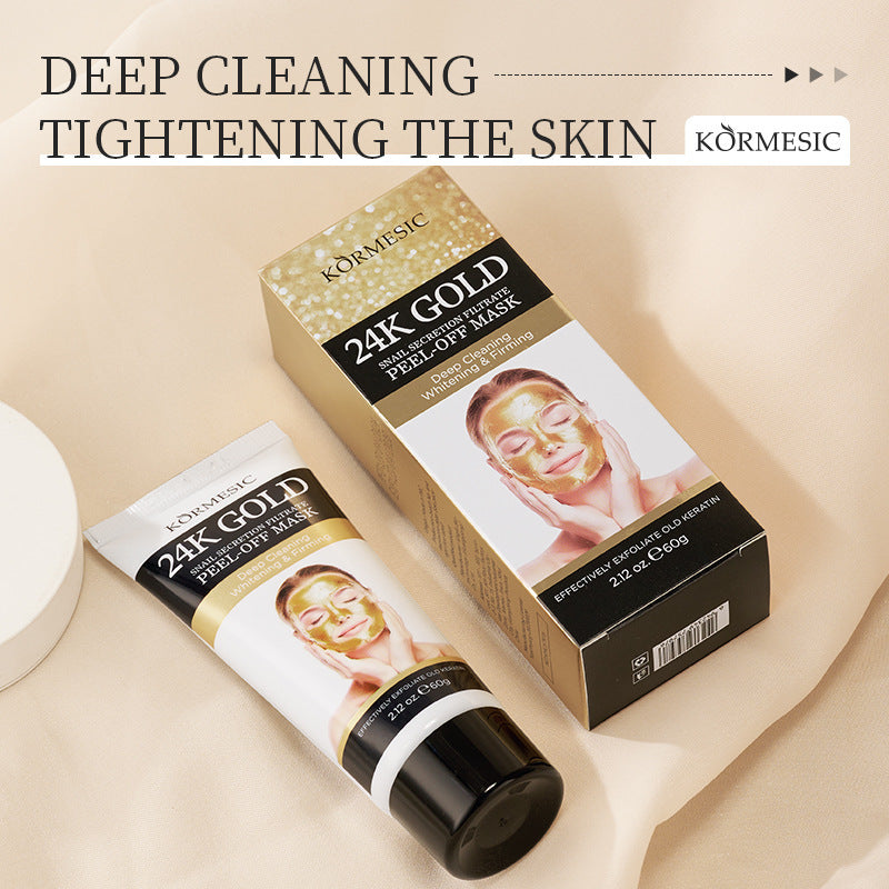 KORMESIC Mascarilla Facial 24K con Baba de Caracol