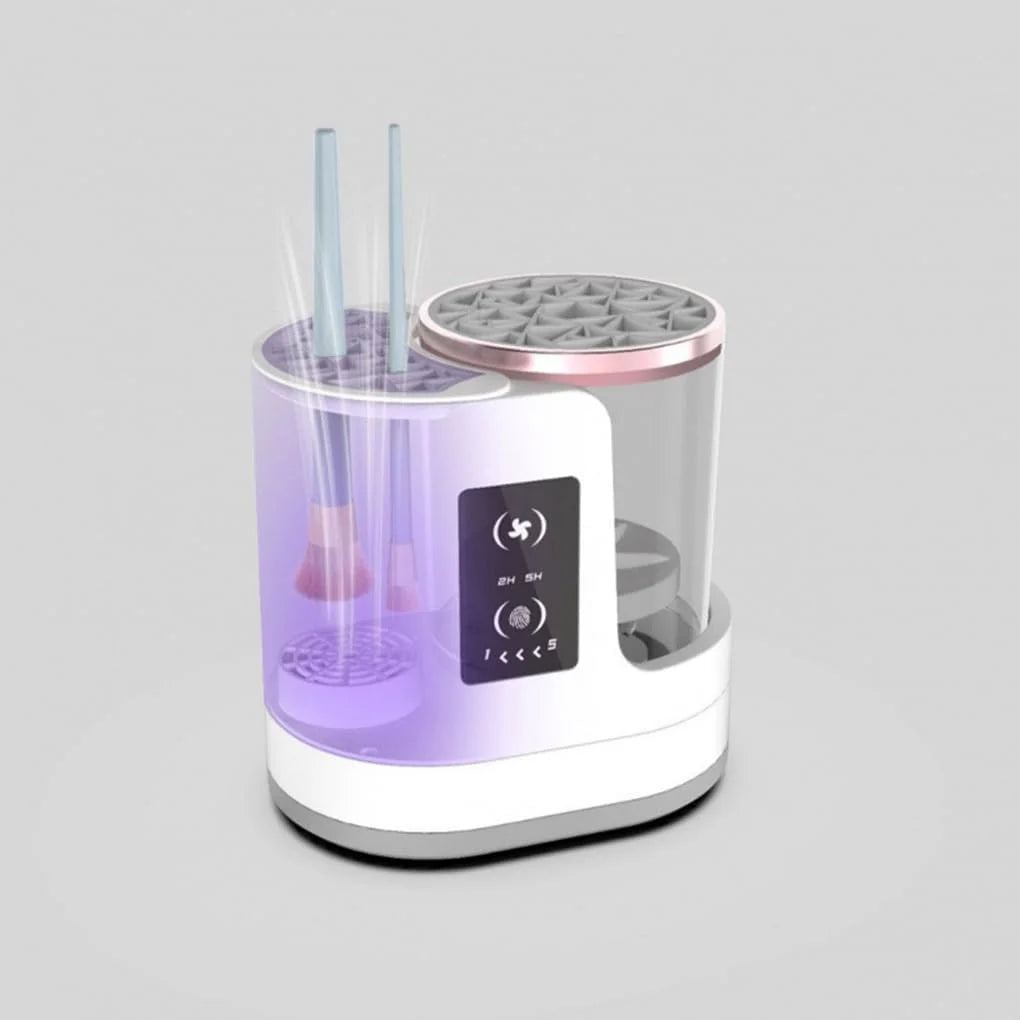 Rechargeable electric makeup brush cleaner, quick and convenient brush cleaner machine, automatic abs cleaning tool