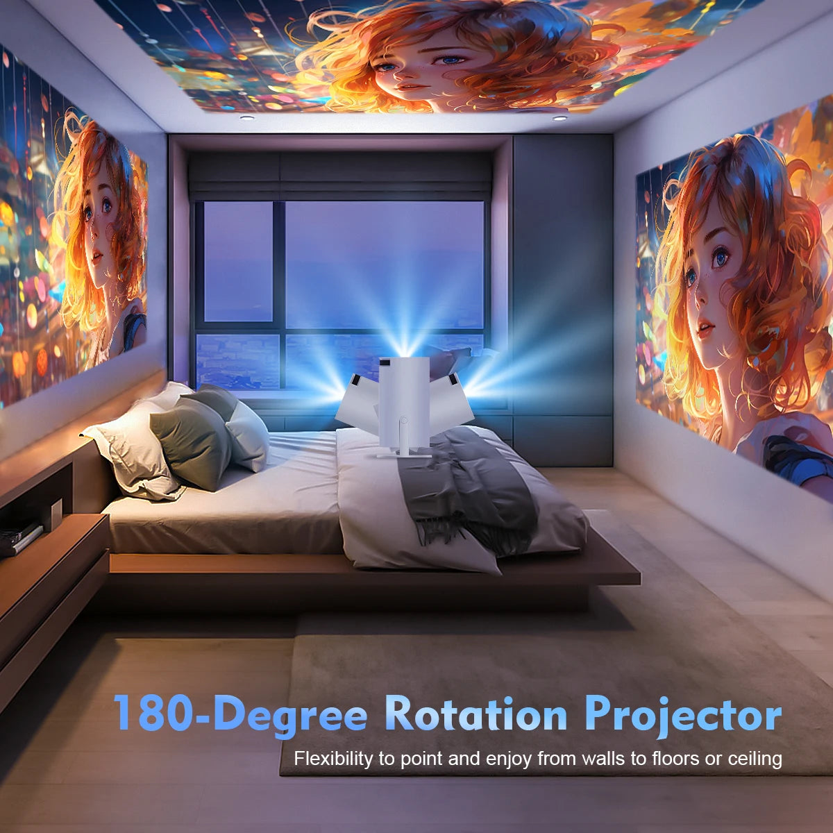 Magcubic Projector HY300 PRO 4K Android 11 Dual