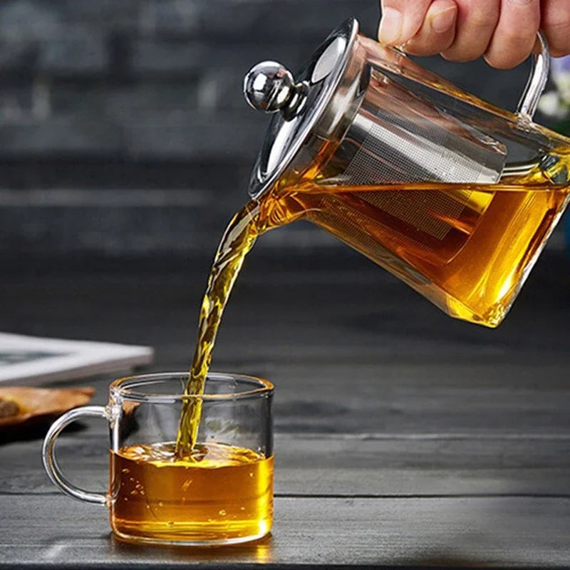 ClearGlass Teapot with Infuser