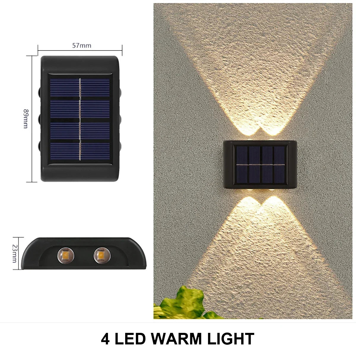 Solar Wall Lamp Outdoor Waterproof Solar
