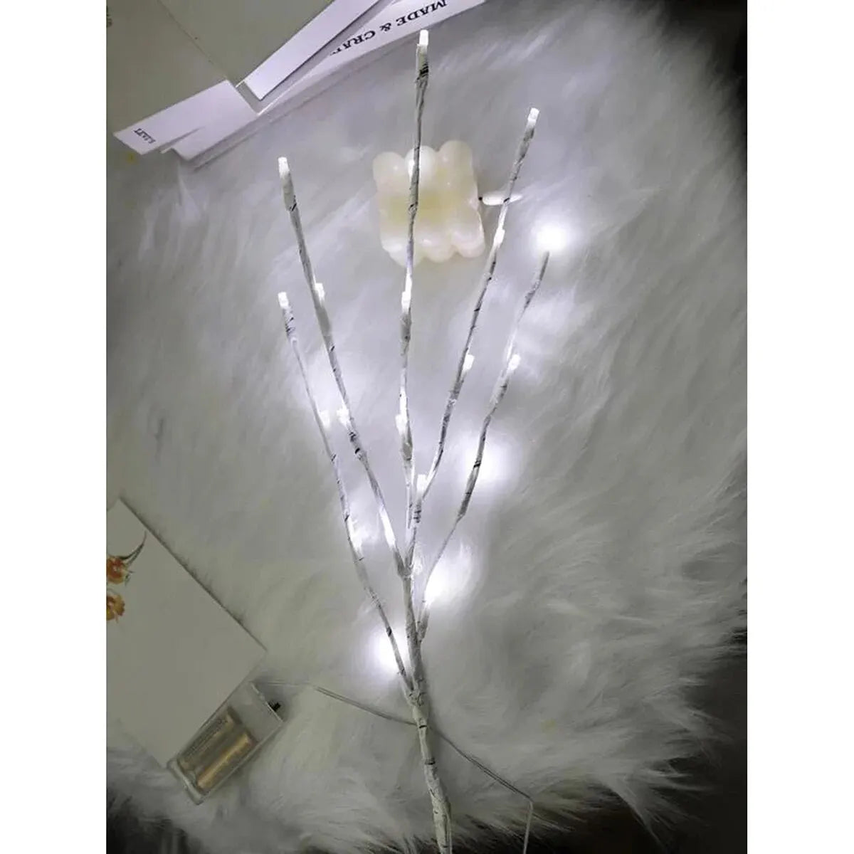 Rama de Abedul con Luces LED