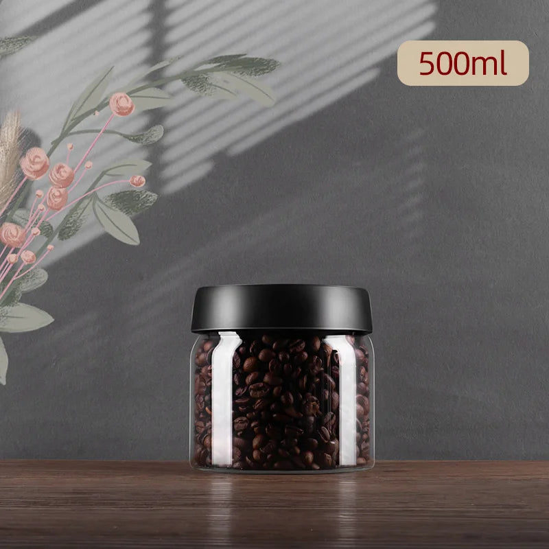 Sealed Glass Coffee Bean Jar