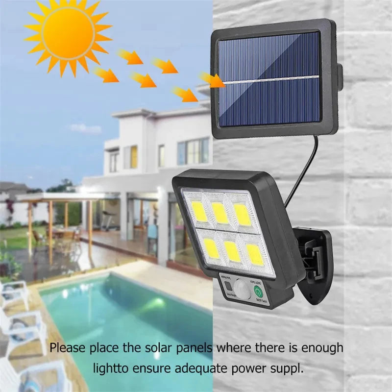 Solar Motion Wall Light – 3 Modes