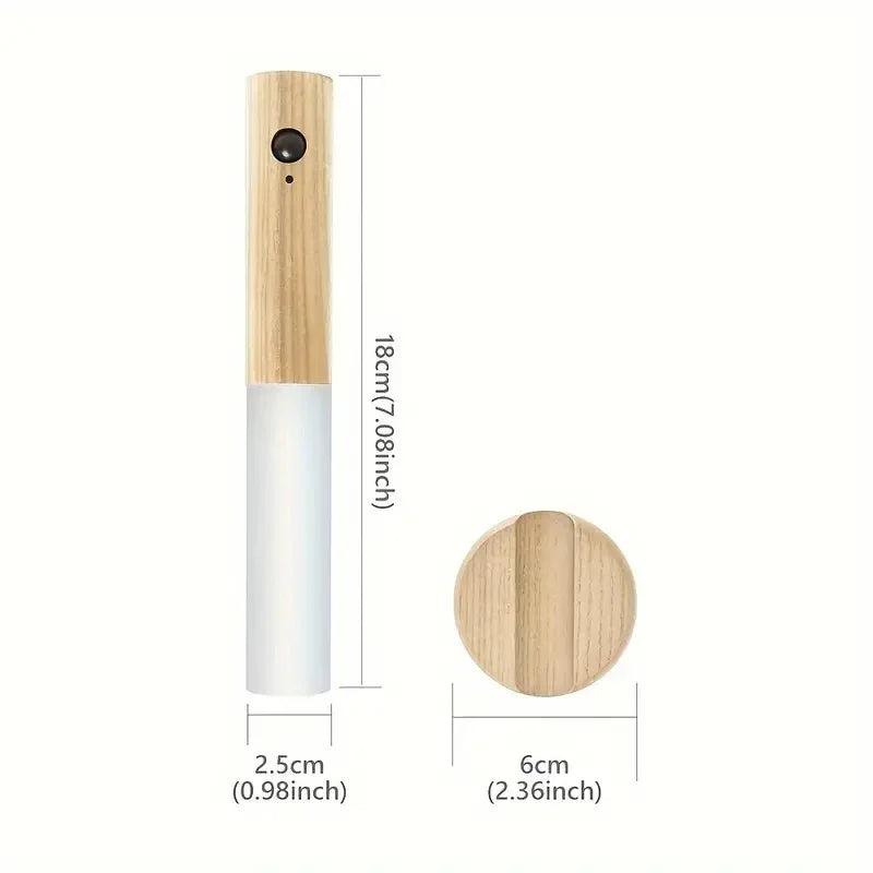 Luz Inteligente de Noche con Sensor – Ideal para Pasillos, Baños y Armarios