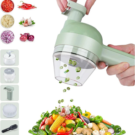 "4-in-1 Wireless Food Processor & Chopper"