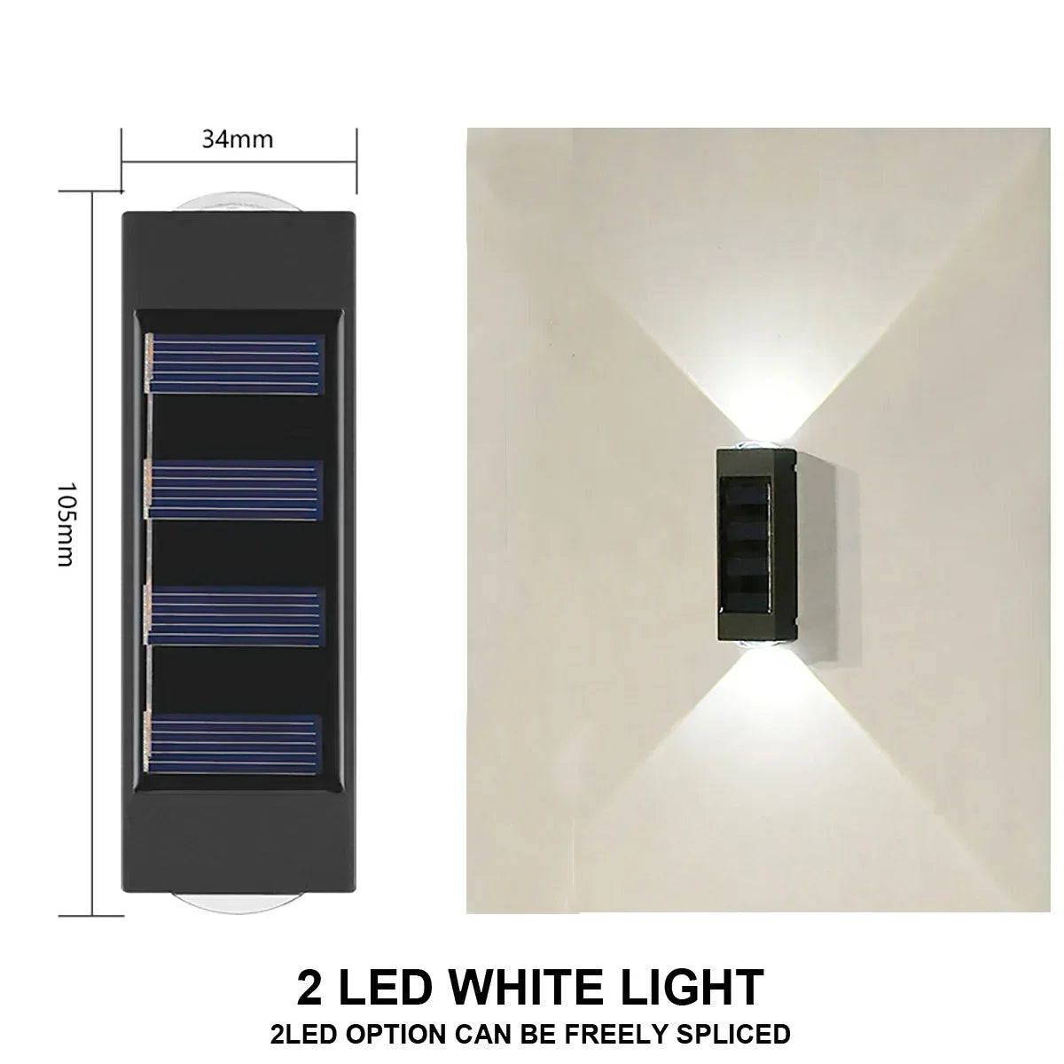 Solar Wall Lamp Outdoor Waterproof Solar