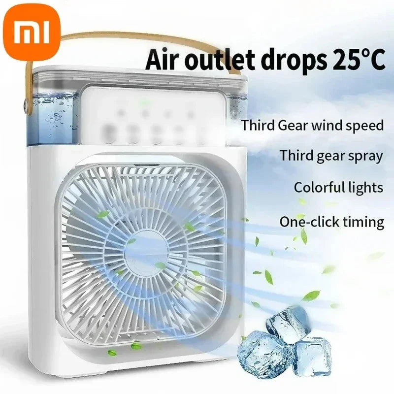 Ventilador portátil 3 en 1 Xiaomi con luz LED