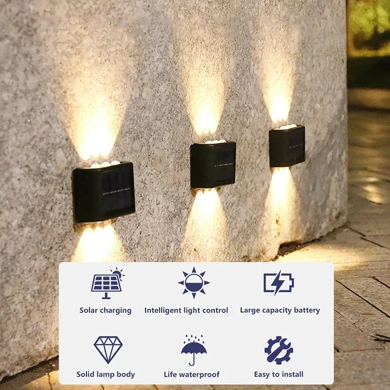 Solar Wall Lamp Outdoor Waterproof Solar