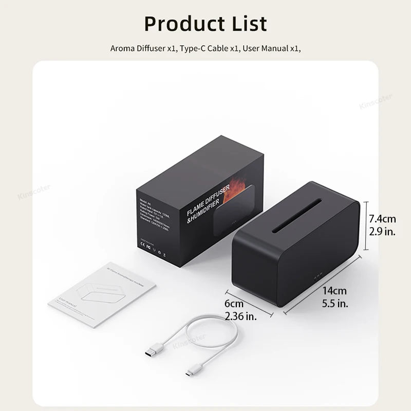 LumiMist Flame Diffuser