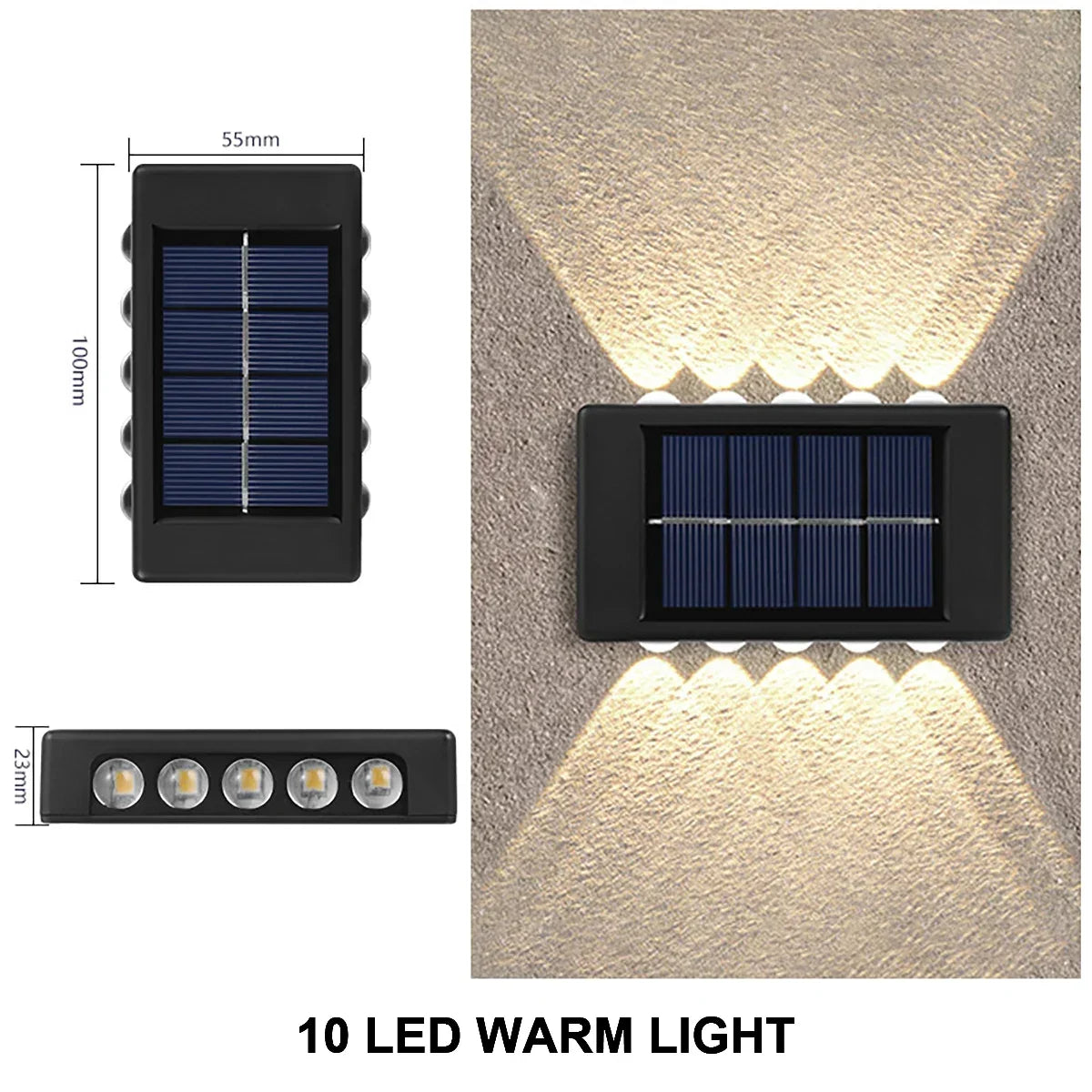 Solar Wall Lamp Outdoor Waterproof Solar
