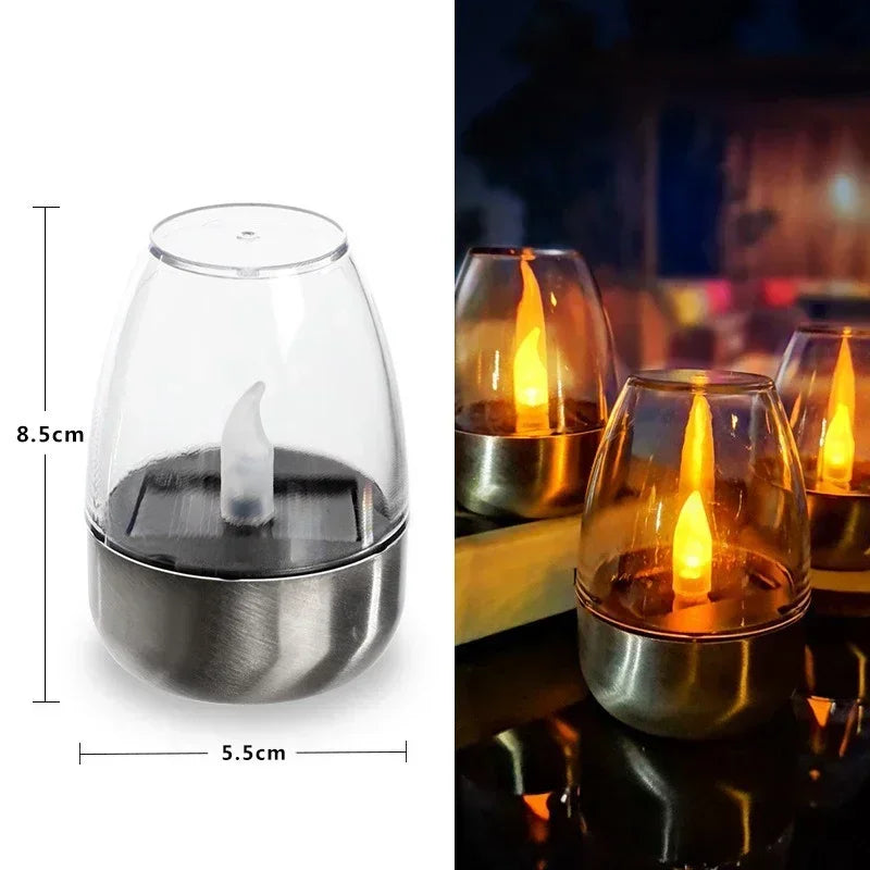 Velas Solares LED Sin Llama