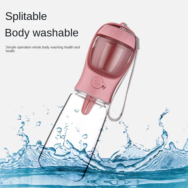 Pets Water Bottle Portable Food Dog Cat