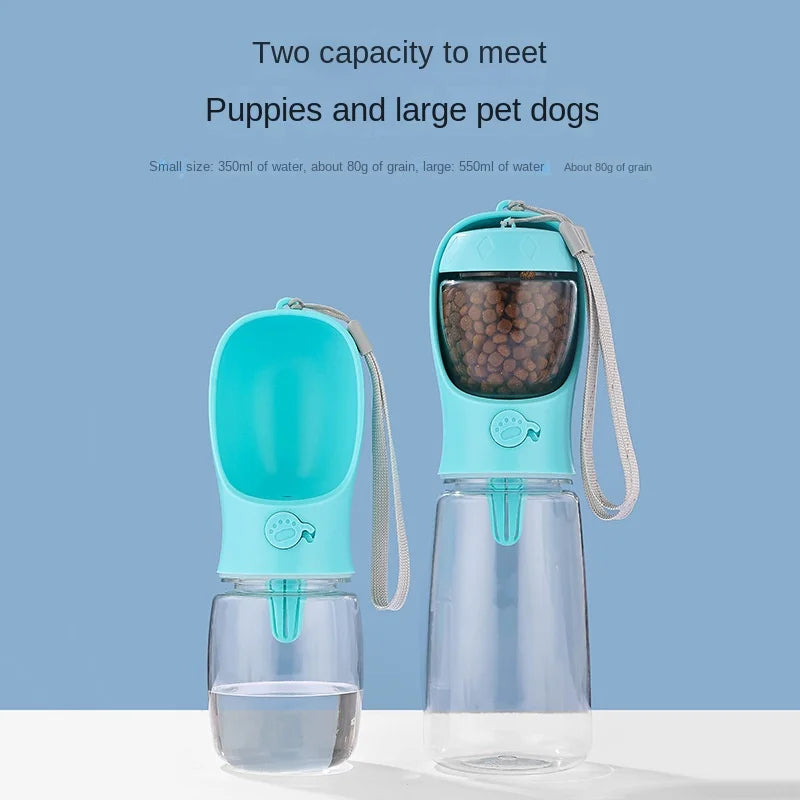 Pets Water Bottle Portable Food Dog Cat