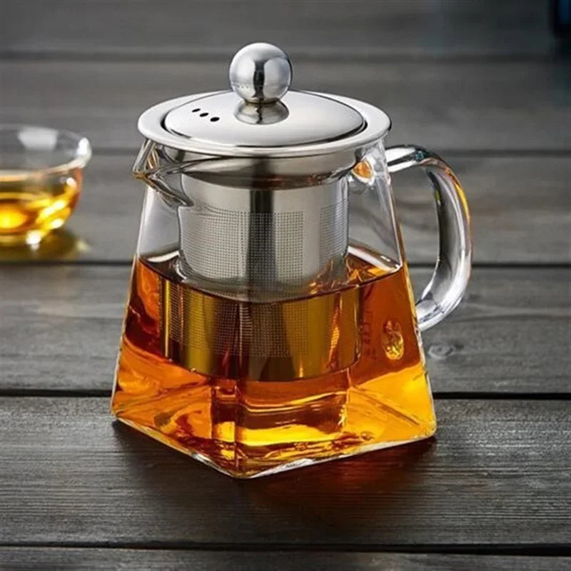 ClearGlass Teapot with Infuser