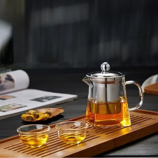 ClearGlass Teapot with Infuser