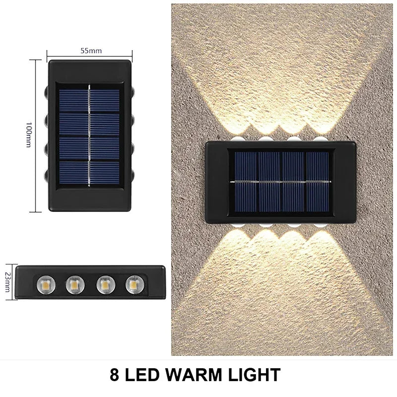 Solar Wall Lamp Outdoor Waterproof Solar