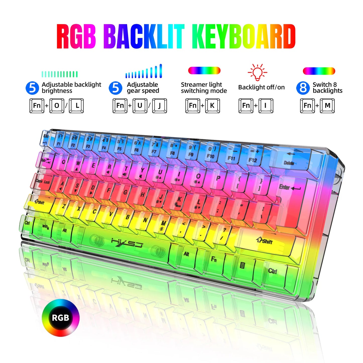 UltraCompact 60% RGB Gaming Keyboard