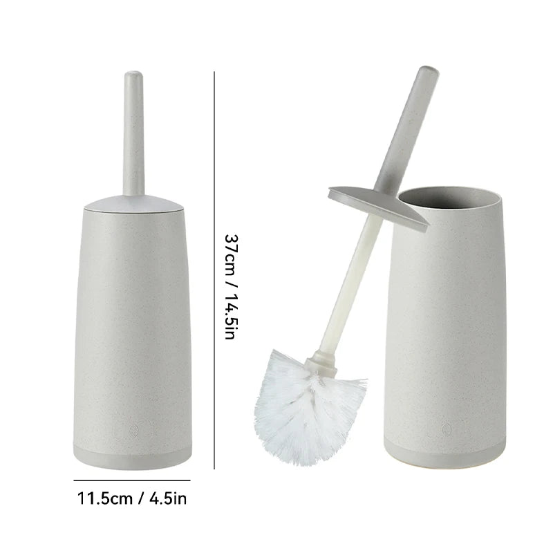 WORTHBUY Plastic Toilet Brush With Standing Base