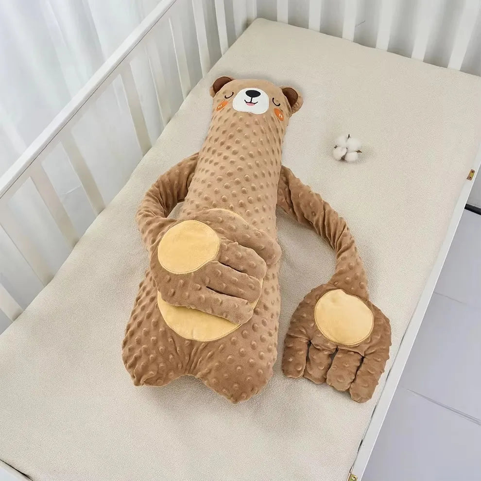 Almohada para dormir para bebés recién nacidos, con muñeco de palmada relajante, control remoto, almohada eléctrica para bebés con forma de mano y palmada relajante