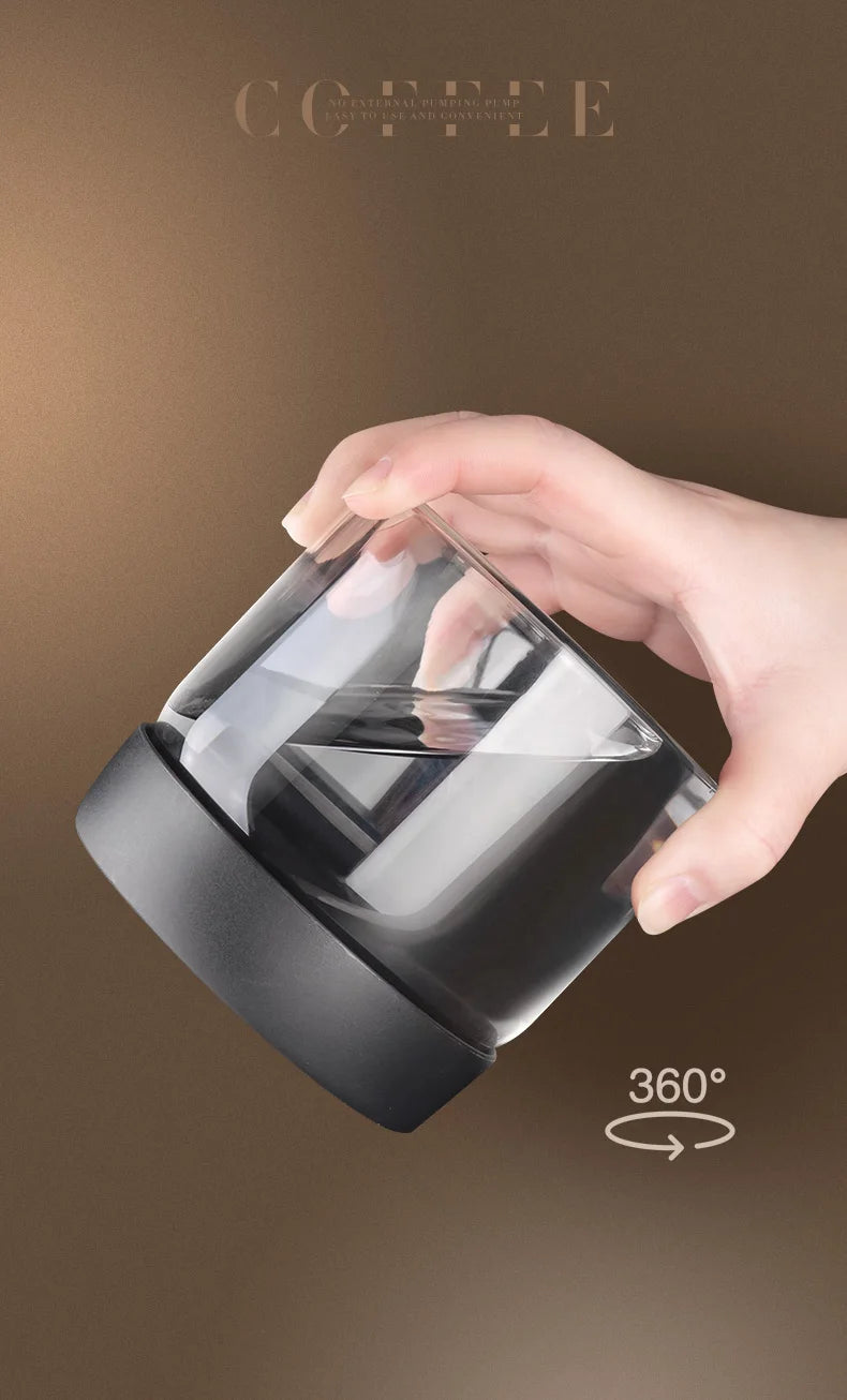 Sealed Glass Coffee Bean Jar