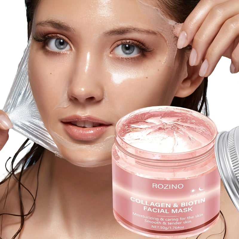 Mascarilla Facial Día & Noche con Colágeno y Biotina