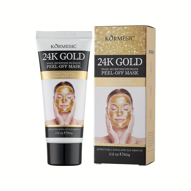 KORMESIC Mascarilla Facial 24K con Baba de Caracol