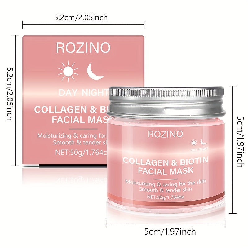 Mascarilla Facial Día & Noche con Colágeno y Biotina