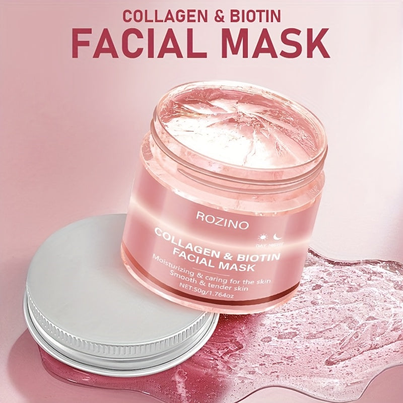 Mascarilla Facial Día & Noche con Colágeno y Biotina