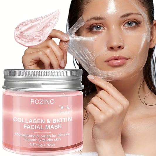 Mascarilla Facial Día & Noche con Colágeno y Biotina
