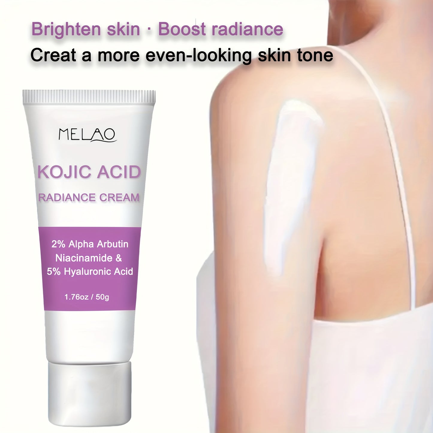 Crema Iluminadora & Humectante con Ácido Kójico