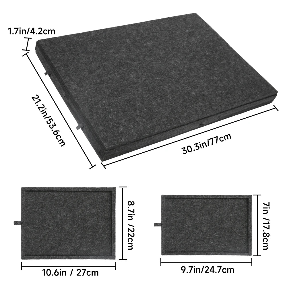 Portable Felt Puzzle Table Board - Foldable with Bracket Cover,Home Office 6 Drawers Storage Organizer for Puzzle&Craft Supplies