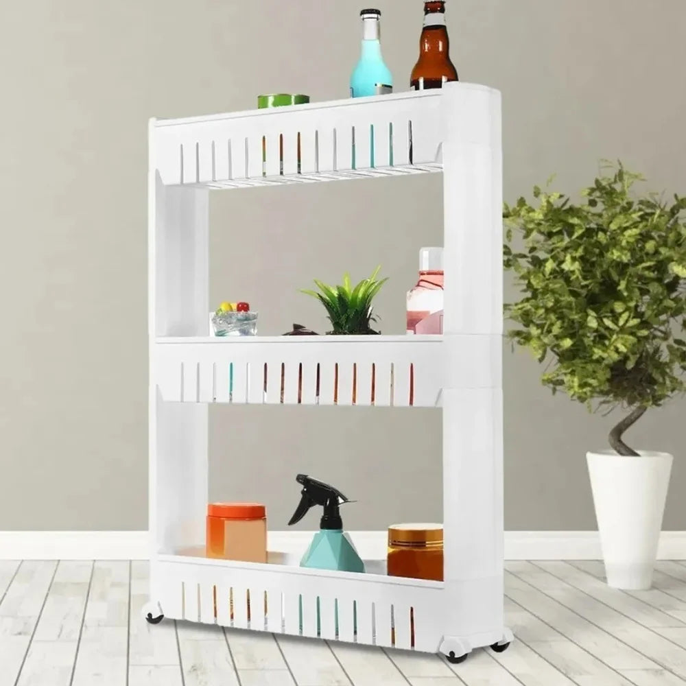 Bathroom storage rack kitchen shelf condiment bottle organizer toilet space shelf 3 layers