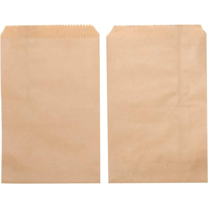10x15cm,8x15cm,13x18cm, 4X6 Inch 50 pcs  Kraft Paper Flat Favor Bag Small Paper Bags for Packaging Party Christmas