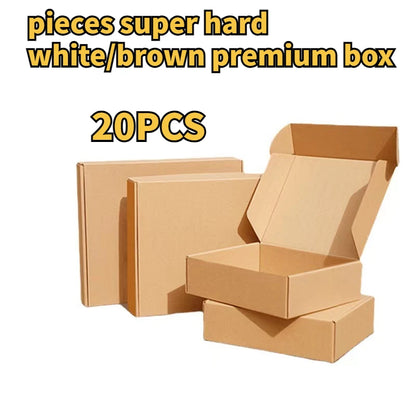 Corrugated Cartons, White/Brown Multi-sheet Cardboard Transport Boxes, Handicraft Packaging And andling