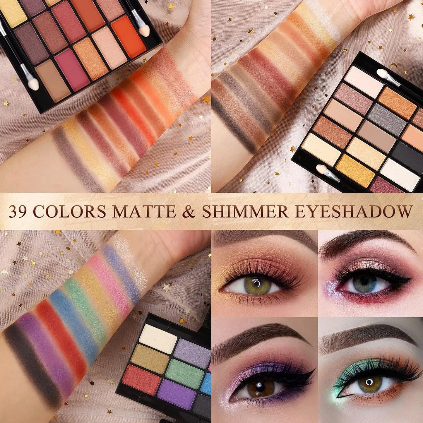 Color Spirit Professional Makeup - Complete Set for Artists And Beauty Enthusiasts