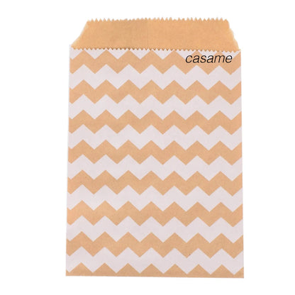 50 Pcs 10x15cm pouch Mixed Style and Color Paper Bags Kraft Craft DIY Decoration Packaging Cute Guest Gift Bag Wedding Birthday