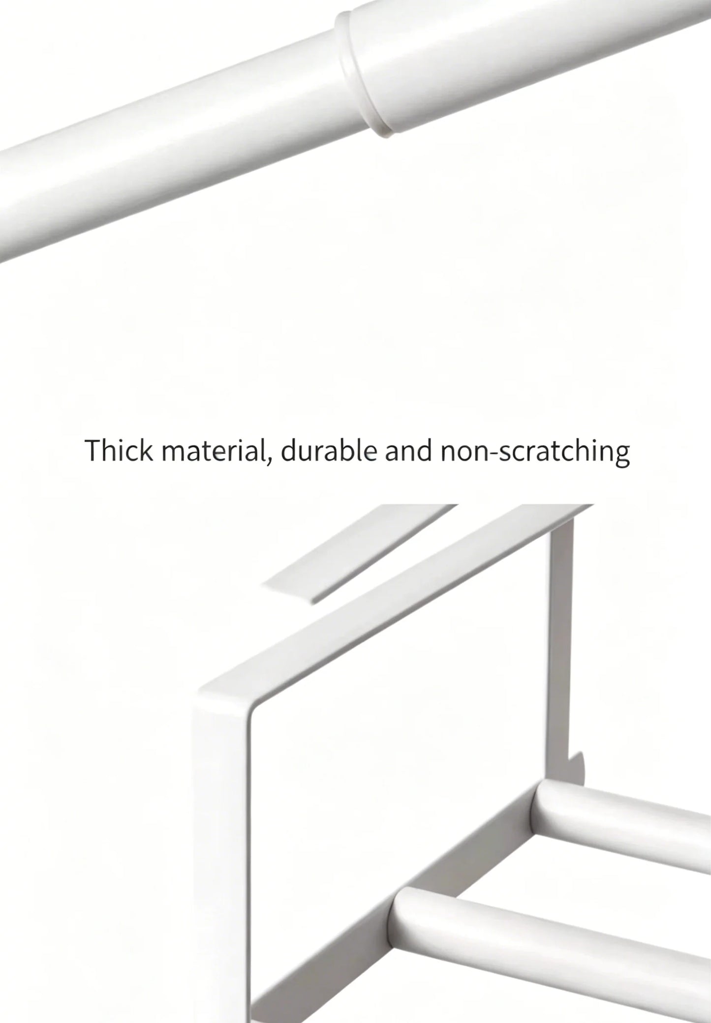 Adjustable Shoe Rack | Space-Saving Layered Organizer For Home Shoe Cabinets | Under-Shelf Shoe white