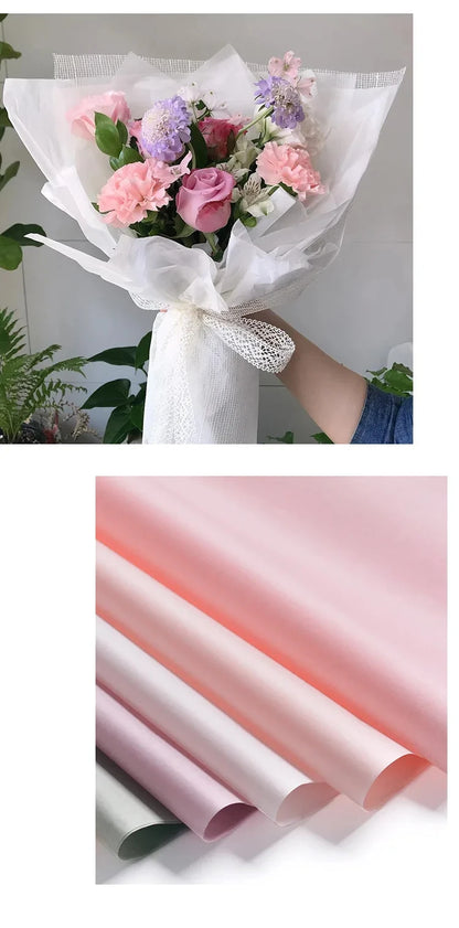 40pcs Tissue Paper 75*52CM Craft Paper Floral Wrapping Scrapbooking Paper Party Gift Packaging Decorative Flower Packing Paper