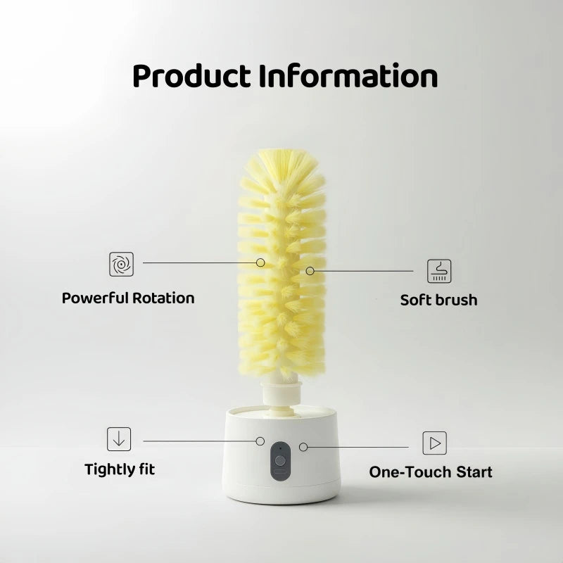 Electric Cup Scrubber Glass Cleaner Lazy Bottles Brush Sink Kitchen Cup Cleaning Brush Gadgets