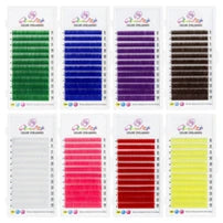 ANNAFRIS 4D 5D W Shape Eyelash Extension Handmade 12line/Tray Premade Volume Fans Clover W Lashes
