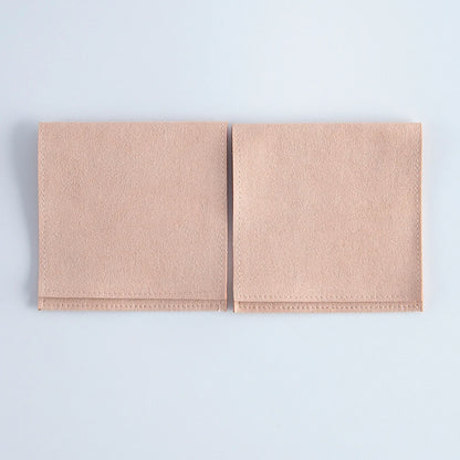 10pcs Velvet Jewelry Packaging Pouches Chic Wedding Favor Bags Cream microfiber Cosmetic Bags Product Package Wedding Gift Bag