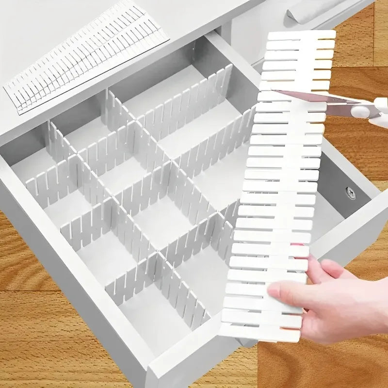 4/8/12PCS Drawer Divider Drawer Storage Divider bedroom