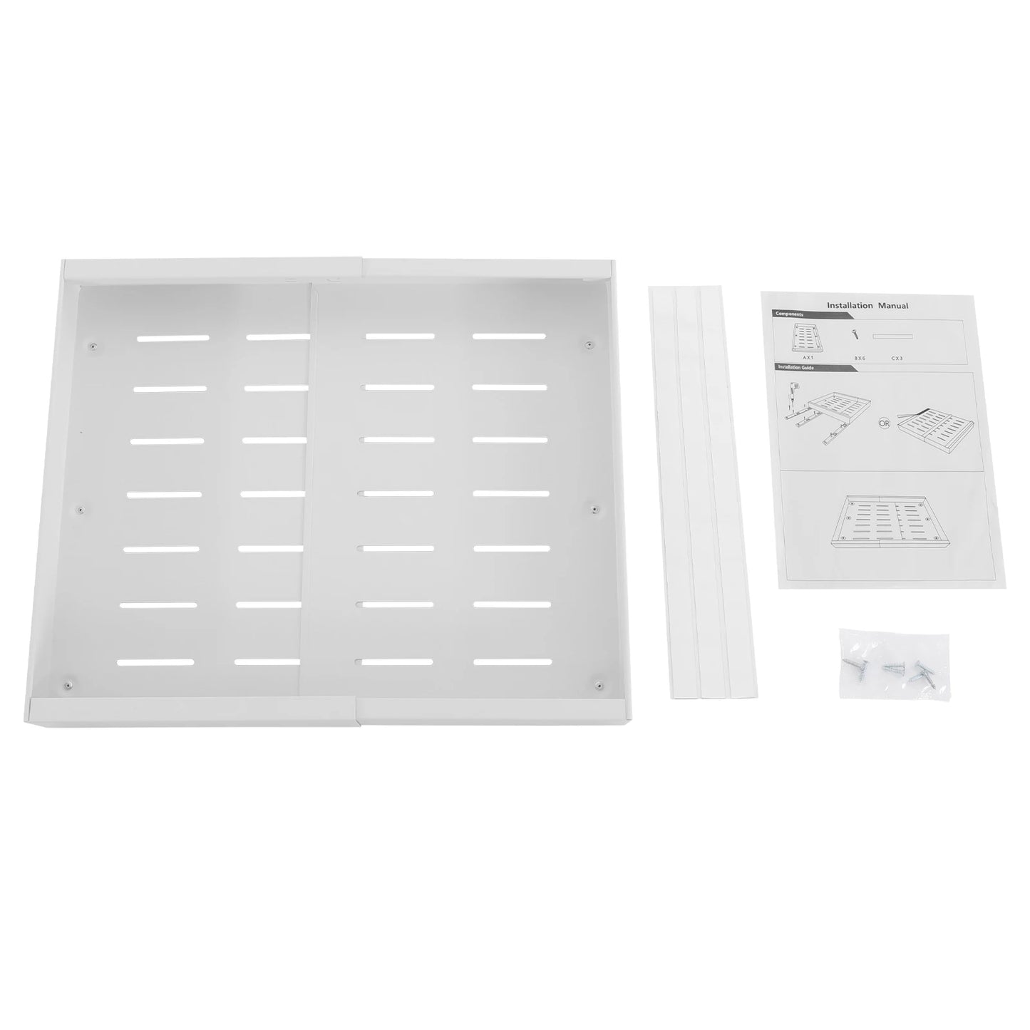 1/2Pcs Telescopic Drawer, Retractable Single Layer Sundries Storage Holder, Pull Out Storage Rack