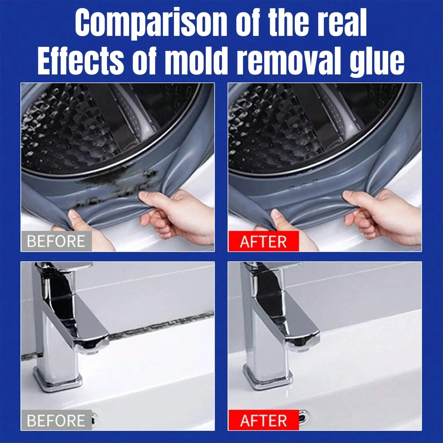 1/3/5/10Pcs Mold Remover Gel Anti-Mold Cleaning Gel For Kitchen Bathroom Washing Machine Refrigerator Rubber Ring Removing Mold