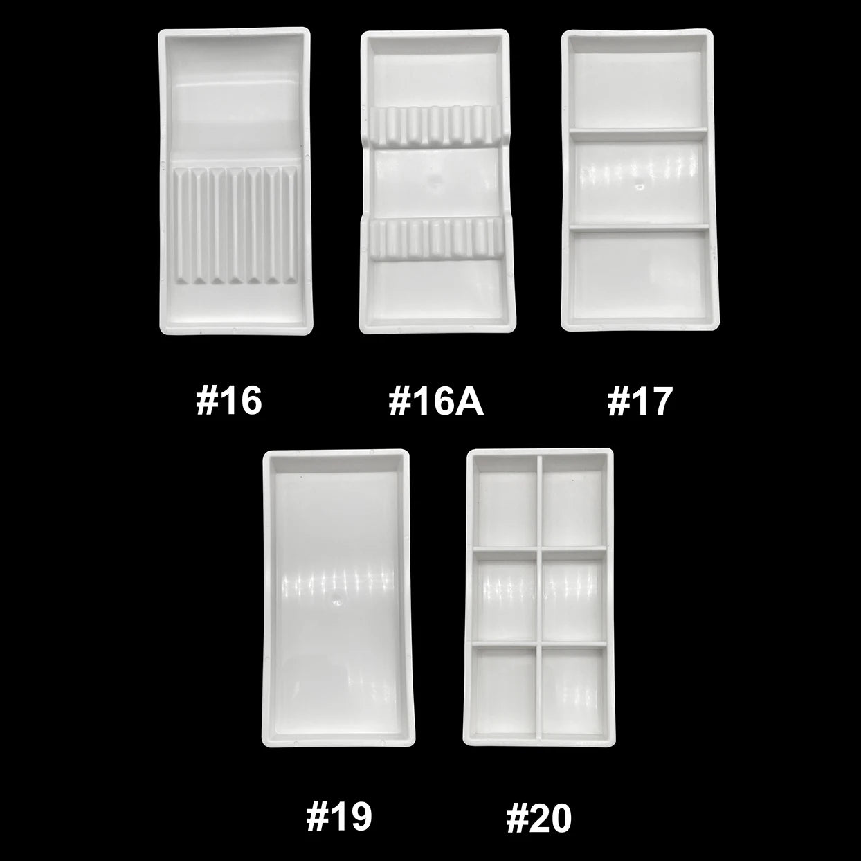 1Pcs WELLCK Dental Autoclavable Cabinet Trays Plastic Drawer Organizer for Dentist Doctor Surgical Dental Tray 9.5cm*19.5cm*2cm